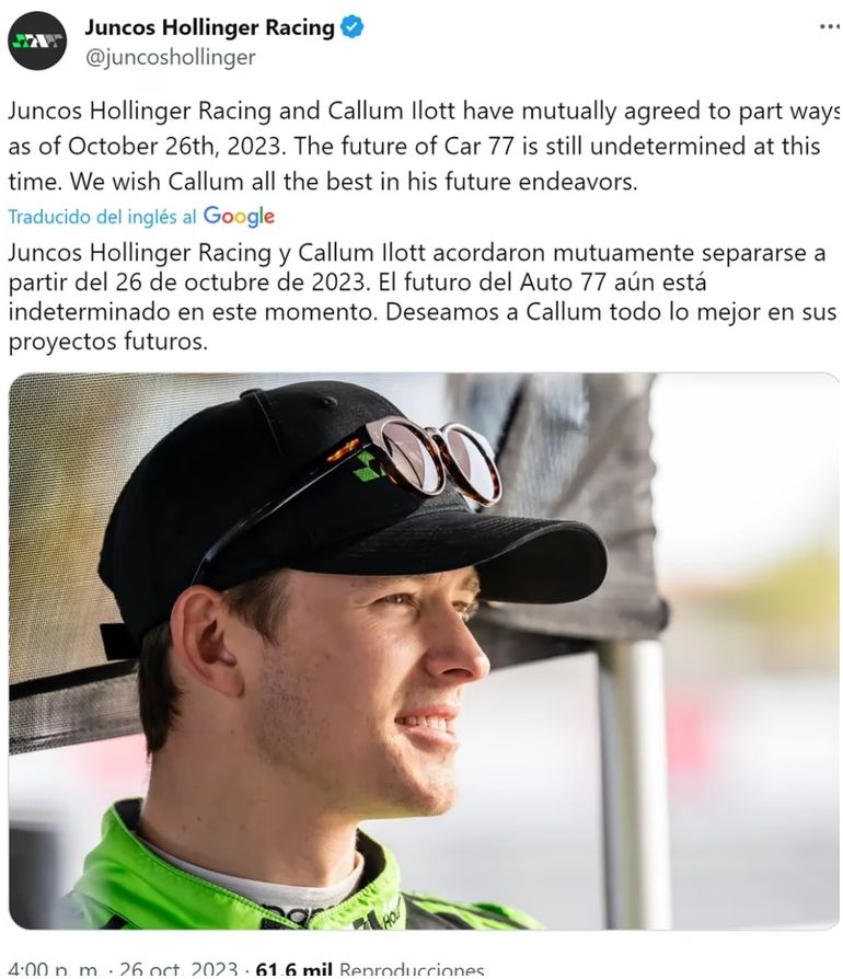 Agust&iacute;n Canapino tendr&aacute; nuevo compa&ntilde;ero