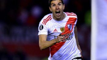 El festejo de Nacho Fernández por el primero. El festejo de Nacho Fernández por el primero.