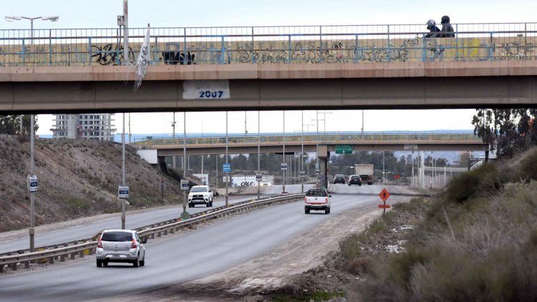 Desde el tercer puente de la Ruta 7