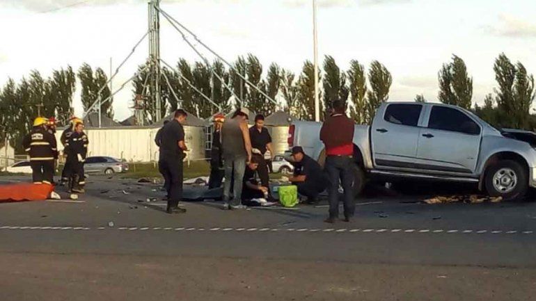 Ruta 7: ocho muertos en un choque entre un camión y una camioneta
