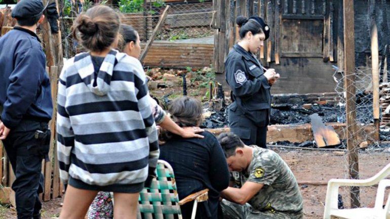 Mueren dos nenas al incendiarse una casa en Misiones