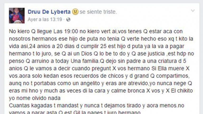Villar Cataldo había sido detenido el viernes