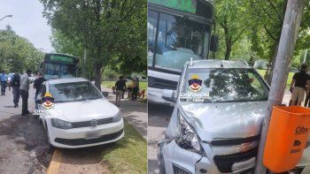 colectivo se quedo sin freno y produjo un choque multiple en el alto colectivo se quedo sin freno y produjo un choque multiple en el alto