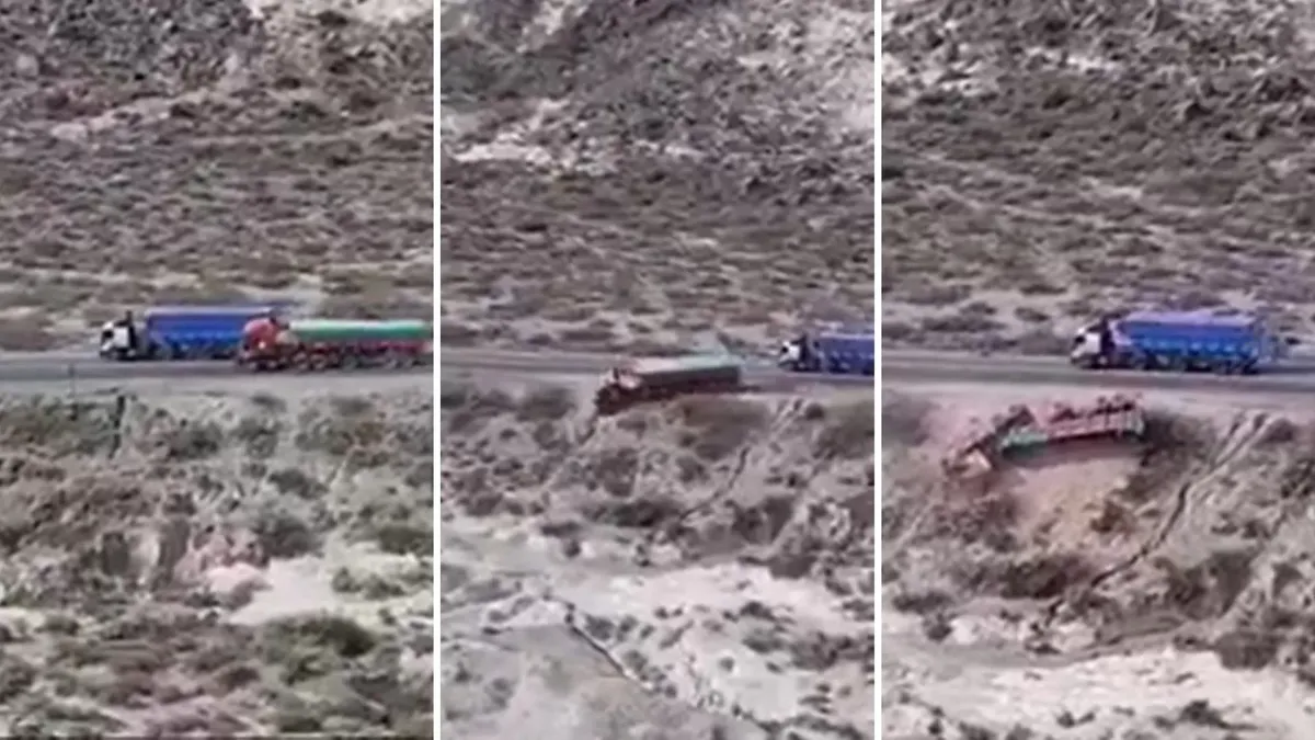 El dramático relato del camionero del terrible vuelco en Paso Córdoba