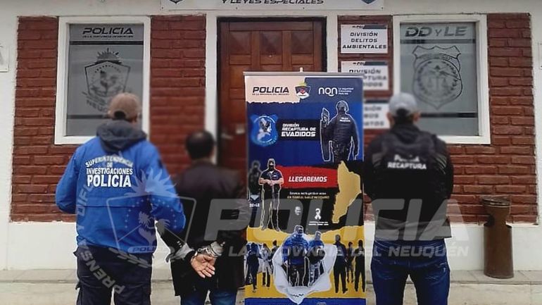 La División Recaptura de la Policía tuvo que hacer un gran despliegue para atrapar al acusado de los abusos.