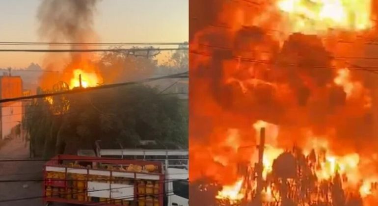 Los videos registrados por los vecinos logran dar dimensión de la gravedad de la situación.