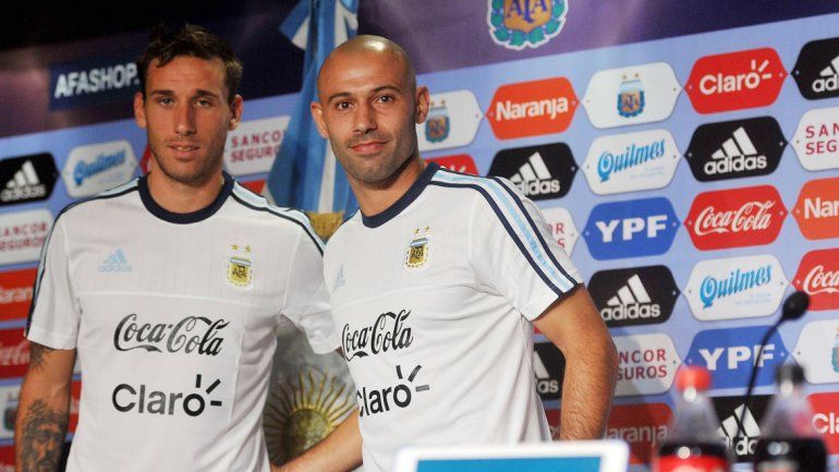 Los volantes centrales hablaron ante las cámaras en Mendoza.