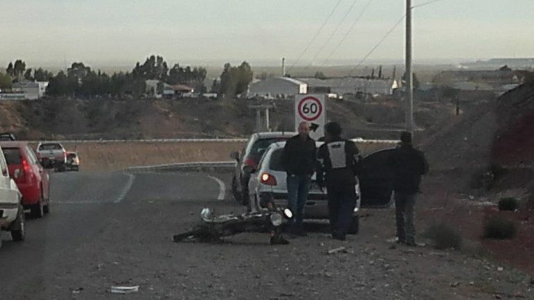 Un choque en cadena en el Cañadón de las Cabras complicó el tránsito en Ruta 7