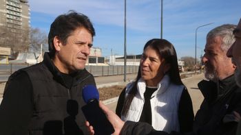 Los funcionarios recorrieron la obra durante la mañana de este sábado. Los funcionarios recorrieron la obra durante la mañana de este sábado.