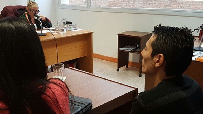 Carlos Soñé durante la audiencia en la que autorizaron sus salidas.