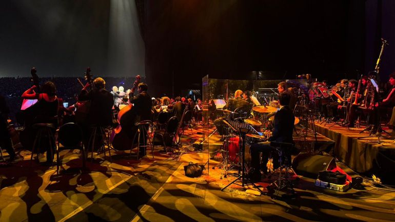 Un baterista neuquino brilló en el concierto de Andrea Bocelli