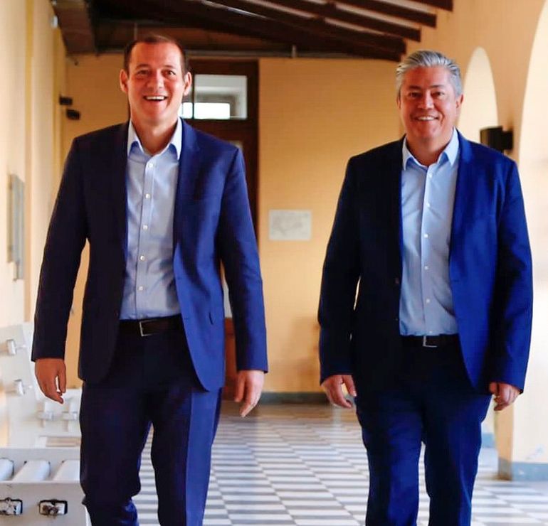 Omar Gutiérrez y Rolando Figueroa. El actual gobernador prepara un Presupuesto Omar Gutiérrez y Rolando Figueroa. El actual gobernador prepara un Presupuesto