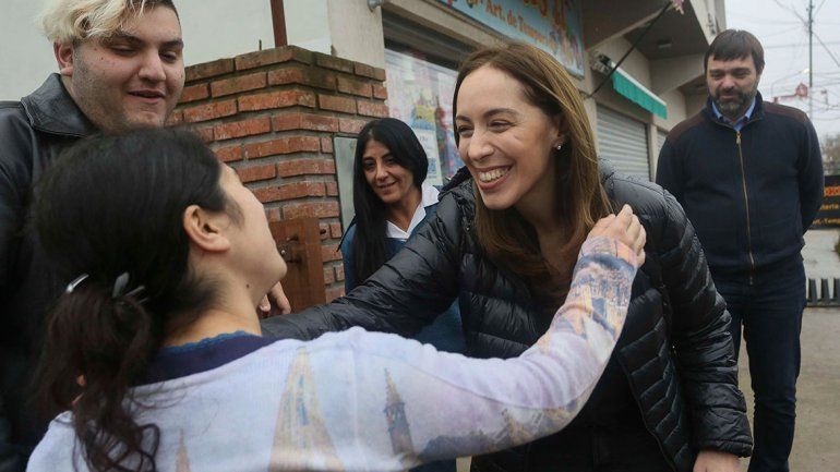 Cambiemos, con Vidal a la cabeza, salió a timbrear