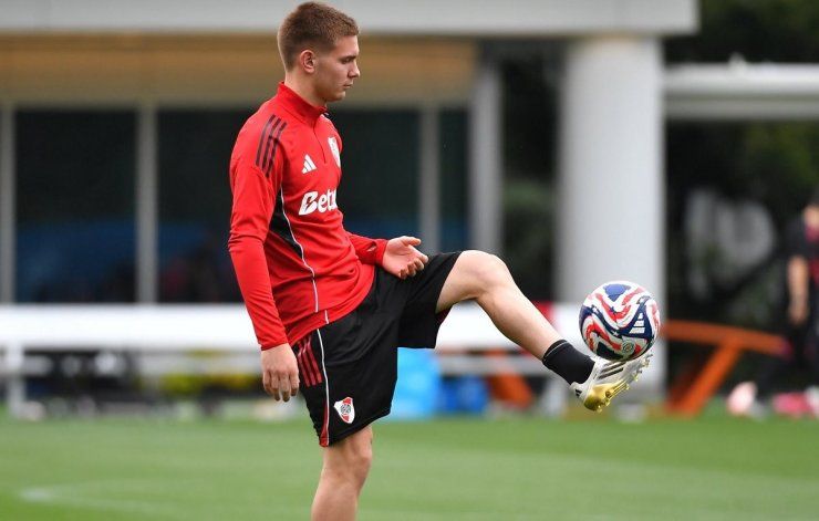 Franco Mastantuono juega sus últimos partidos en River