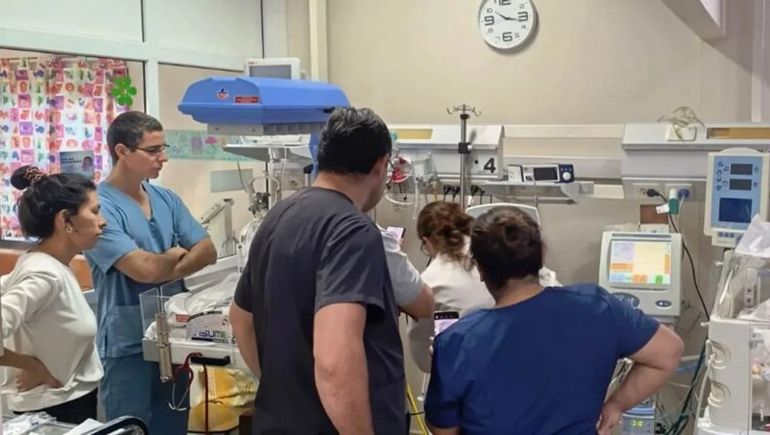 Salvaron a un bebé de 2 días en el Hospital de Puerto Madryn.
