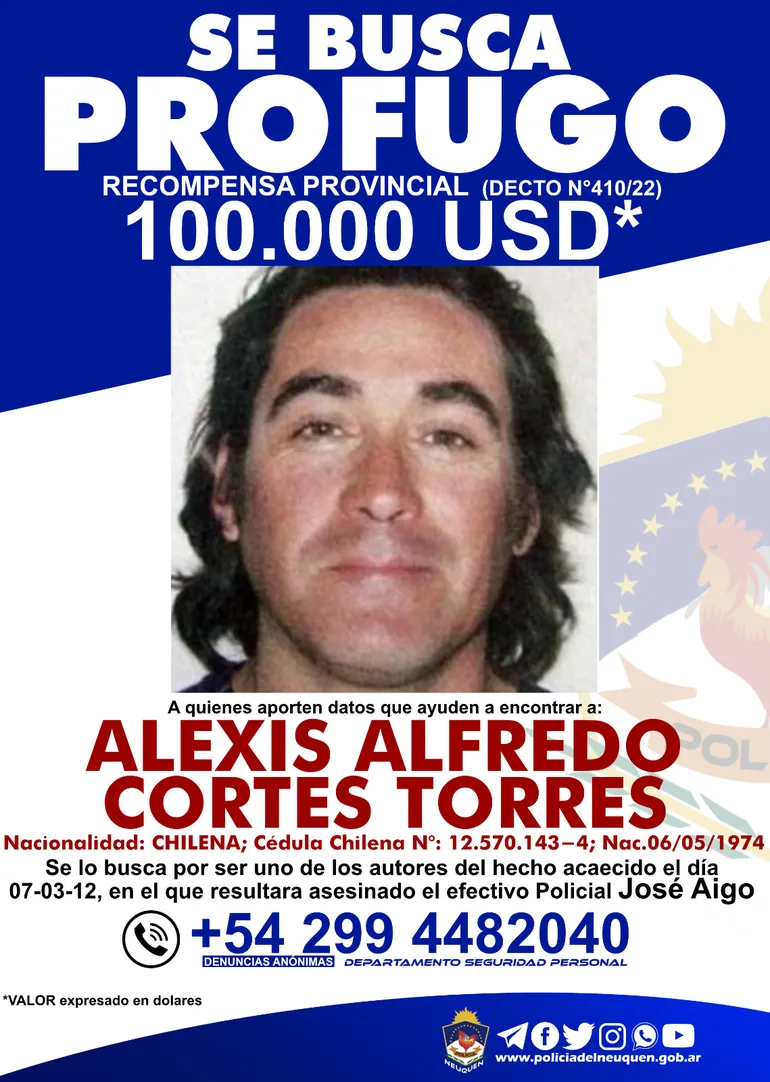 Cortes Torres, el otro terrorista que participó en el crimen del sargento Aigo. Cortes Torres, el otro terrorista que participó en el crimen del sargento Aigo.