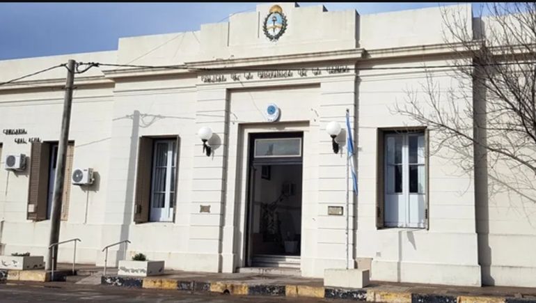 La comisaría de General Acha, en La Pampa. La comisaría de General Acha, en La Pampa.