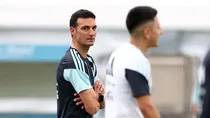 Lionel Scaloni, ante un partido que puede ser clave por posibles cambios en la lista de la Selección Argentina. Lionel Scaloni, ante un partido que puede ser clave por posibles cambios en la lista de la Selección Argentina.