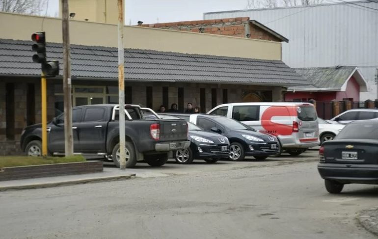 Velatorio del empresario Nelson Romero, asesinado en Río Gallegos. Velatorio del empresario Nelson Romero, asesinado en Río Gallegos.