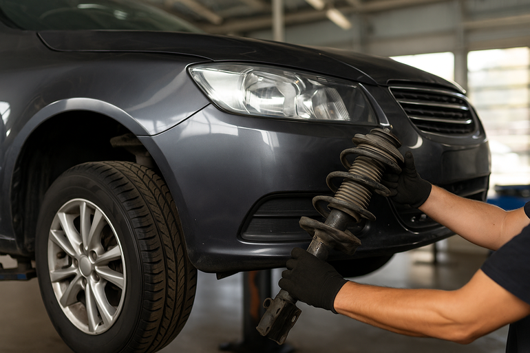 Es fundamental cambiar los amortiguadores del auto cuando se desgastan