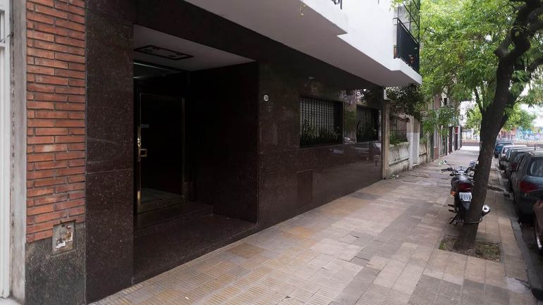 La entrada del edificio donde Jorge Mangeri mató a Ángeles Rawson. La entrada del edificio donde Jorge Mangeri mató a Ángeles Rawson.