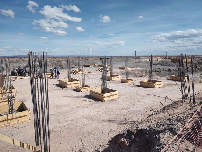 El hospital Norpatagónico ya comienza a ser una realidad en la meseta de Neuquén.