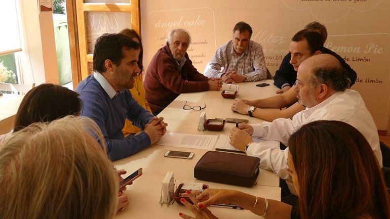 El candidato de Unidad Ciudadana estuvo en San Martín de los Andes.