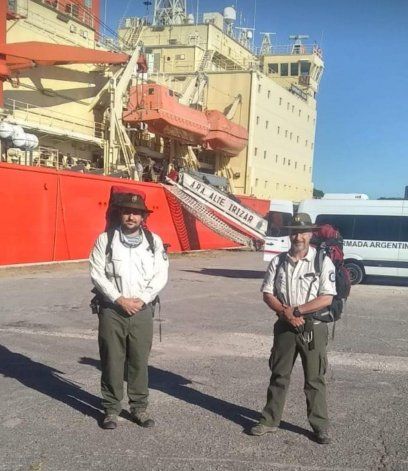 Fernando Zanona y su colega de Bariloche