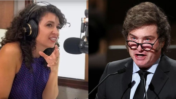 el polemico cruce entre javier milei y julia mengolini: cuando le viene el vuelto llora