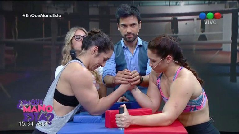 Vanesa le quebró un brazo a una participante durante la pulseada.