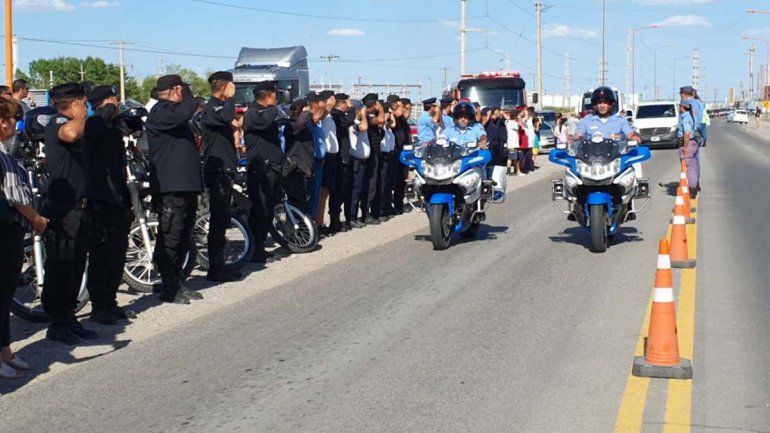 El cuerpo del cabo Nahuelcar llegó a Zapala