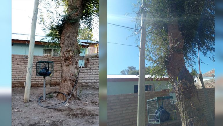 Casi muere electrocutada cuando salió a sacar la basura