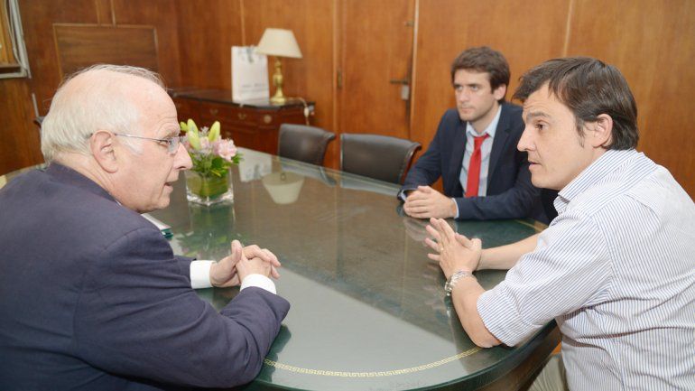 El ministro José Brillo mantuvo reuniones con Santiado Hardie y Hugo Rossi