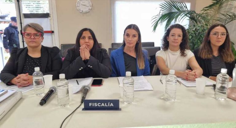 El equipo liderado por Rafaella Riccono, fiscal de Chubut. El equipo liderado por Rafaella Riccono, fiscal de Chubut.