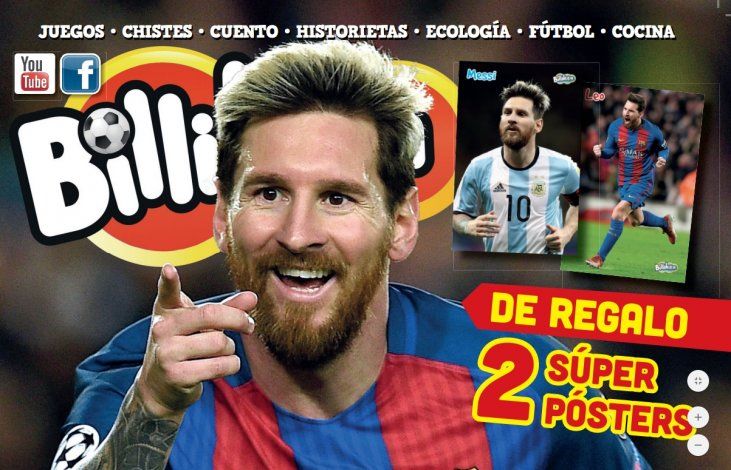 LMN y Billiken te regalan 2 súper pósters de Messi