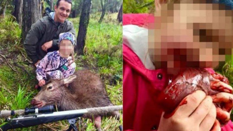 Las fotos que subió a las redes y generaron un gran repudio.