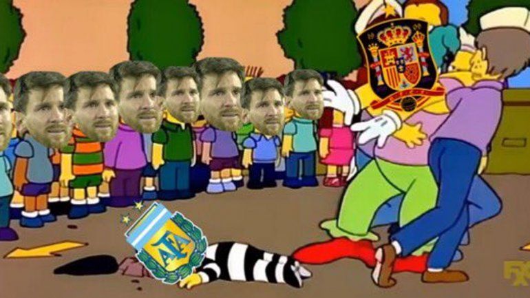 Los argentinos pusieron a trabajar su creatividad ante la derrota de la Selección.