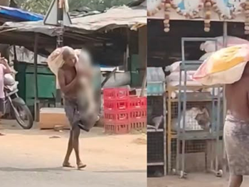 Desenterró el cuerpo de su hermana y lo llevó al banco.