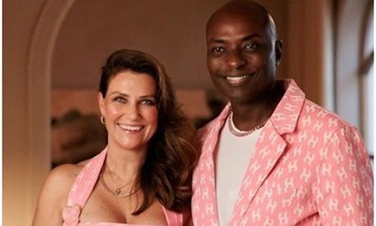 La princesa Marta Luisa y el chamán Durek Verrett. La princesa Marta Luisa y el chamán Durek Verrett.