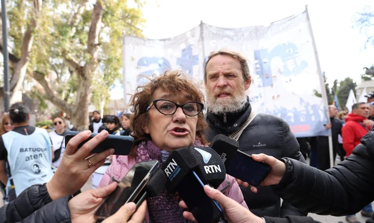 Sonia Alesso, secretaria General de la CTERA. Foto Claudio Espinosa. Sonia Alesso, secretaria General de la CTERA. Foto Claudio Espinosa.