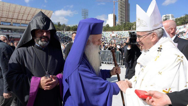 Francisco cerró su visita con pedido de unidad entre los cristianos