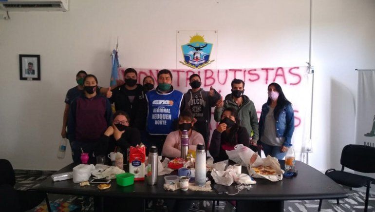 Chos Malal: monotributistas tomaron el edificio municipal