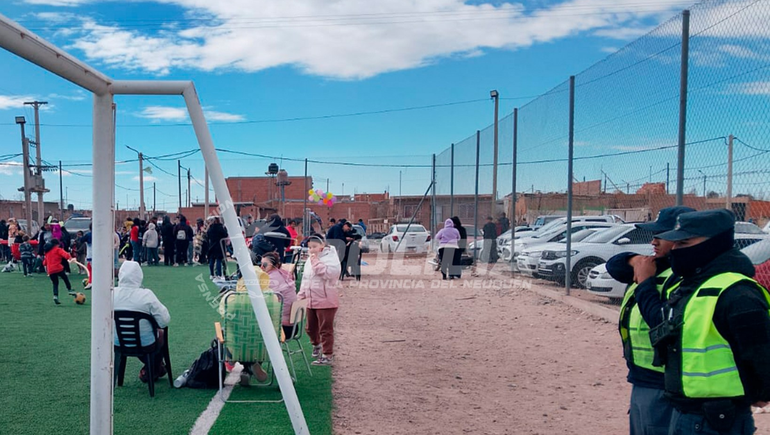 Dramático episodio se vivió en el barrio Colonia Rural Nueva Esperanza.