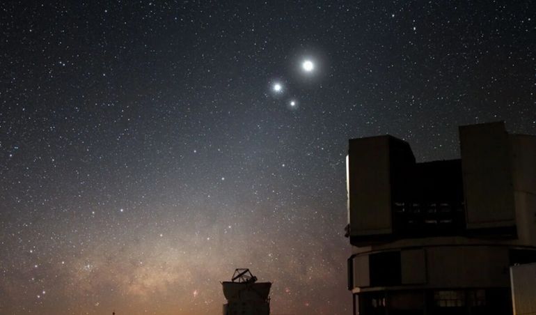 El Beso cósmico entre Venus y Júpiter será uno de los fenómenos astronómicos más destacados de junio de 2026.