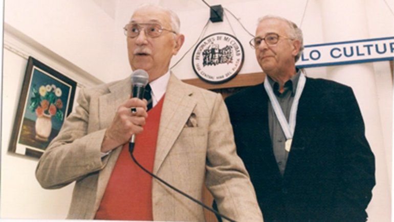 Dr. Raña y Eduardo Alizzeri.