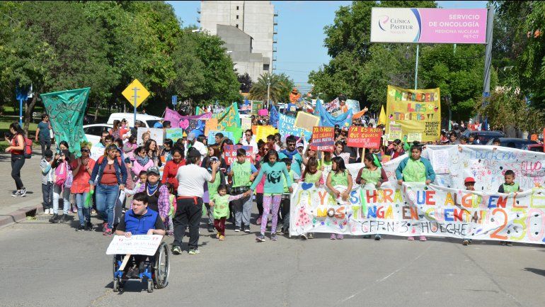 Niñas y niños coparon las calles para reclamar ser tenidos en cuenta