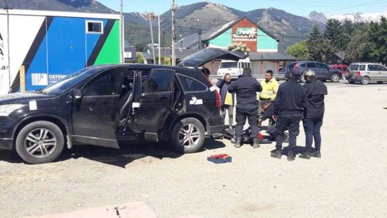 Una imagen del operativo que se realizó en Bariloche.