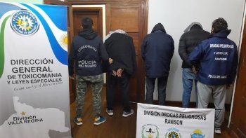 desbaratan red de narcotrafico que operaba en rio negro desbaratan red de narcotrafico que operaba en rio negro