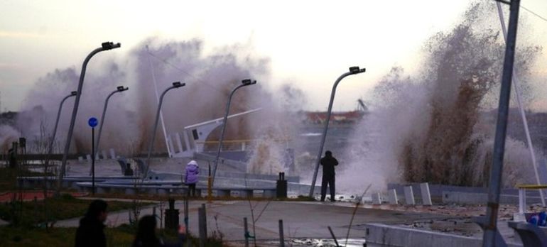 El fuerte sismo activó el protocolo ante un posible tsunami en el sur del continente