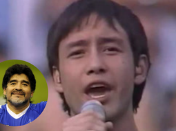 Luciano Pereyra señaló el día que le cantó a Maradona como uno de sus mejores dias Luciano Pereyra señaló el día que le cantó a Maradona como uno de sus mejores dias